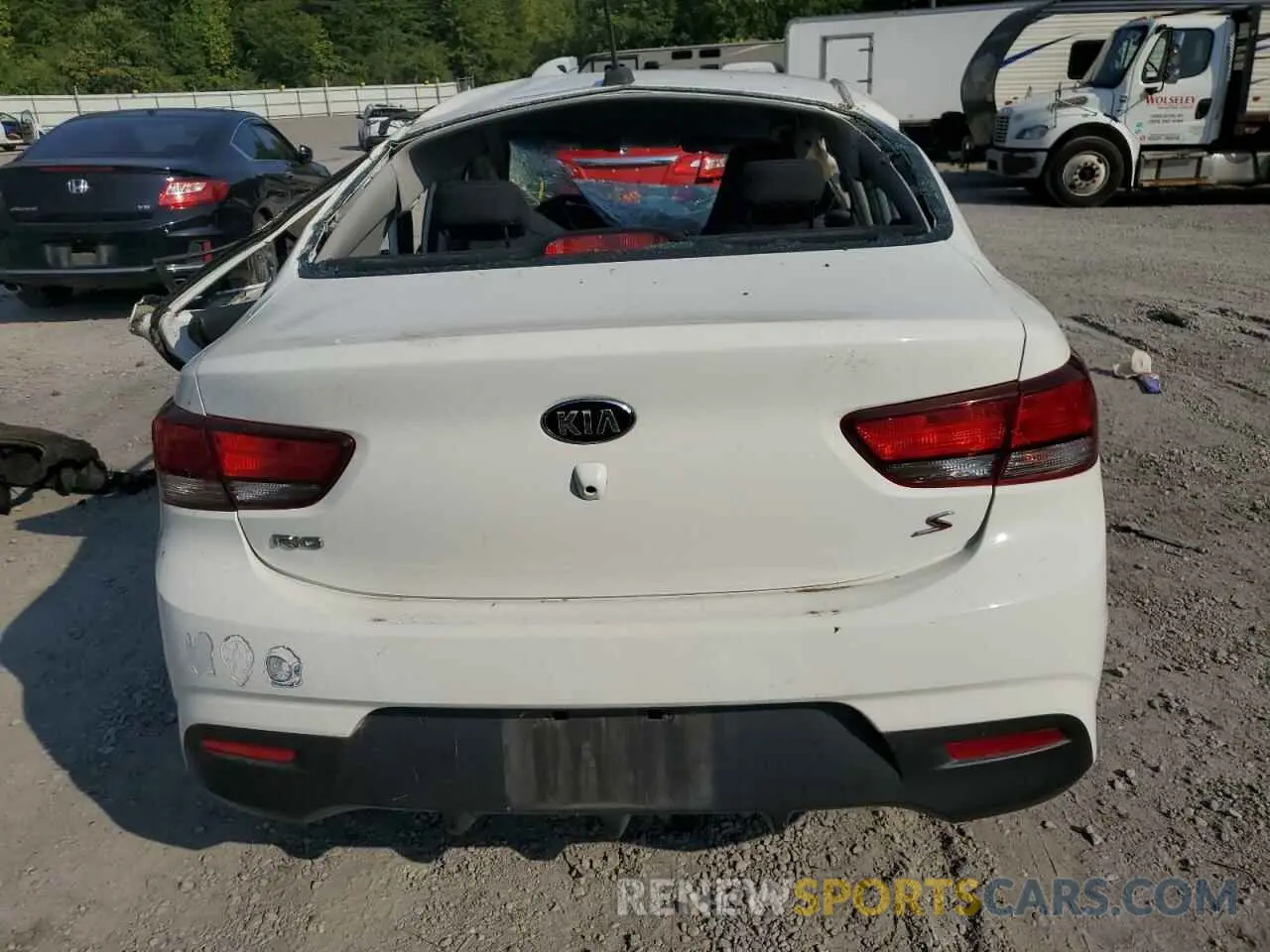 6 Photograph of a damaged car 3KPA24AB8KE213651 KIA RIO 2019