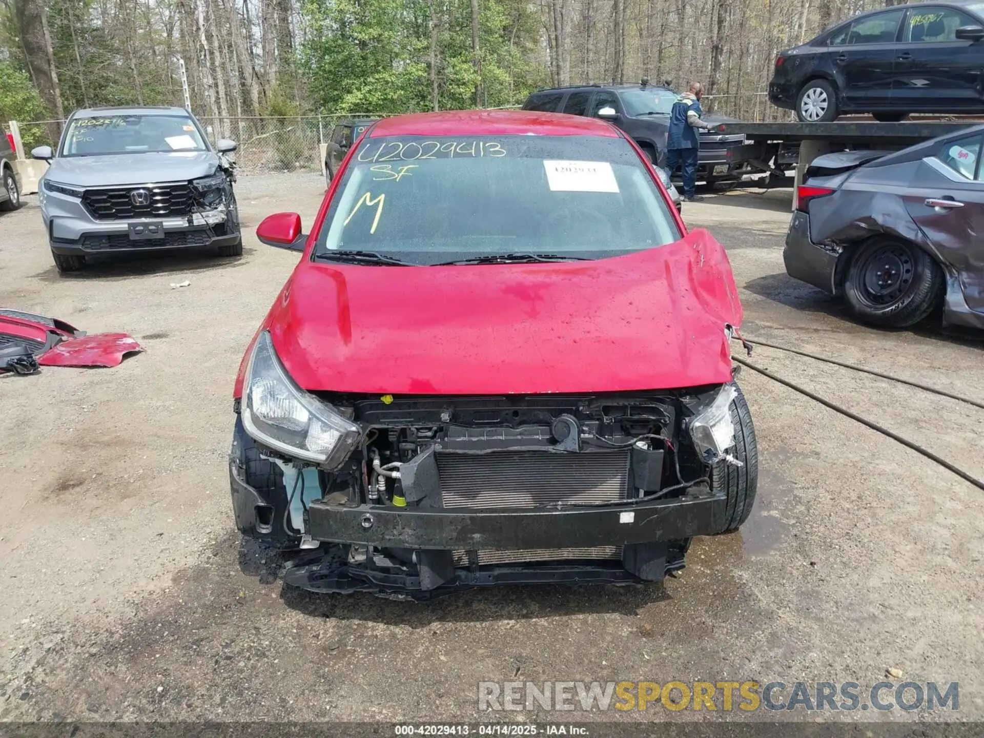12 Photograph of a damaged car 3KPA24AB8KE223144 KIA RIO 2019