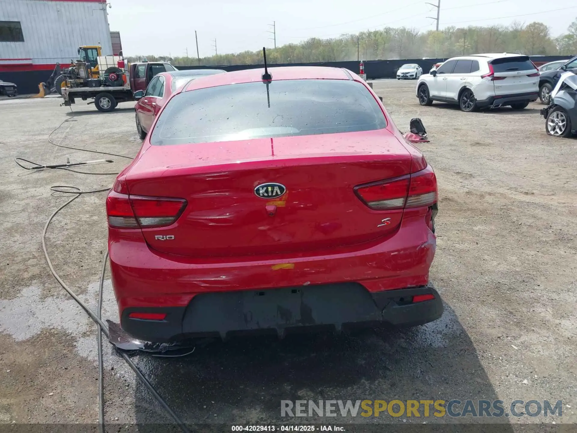 16 Photograph of a damaged car 3KPA24AB8KE223144 KIA RIO 2019