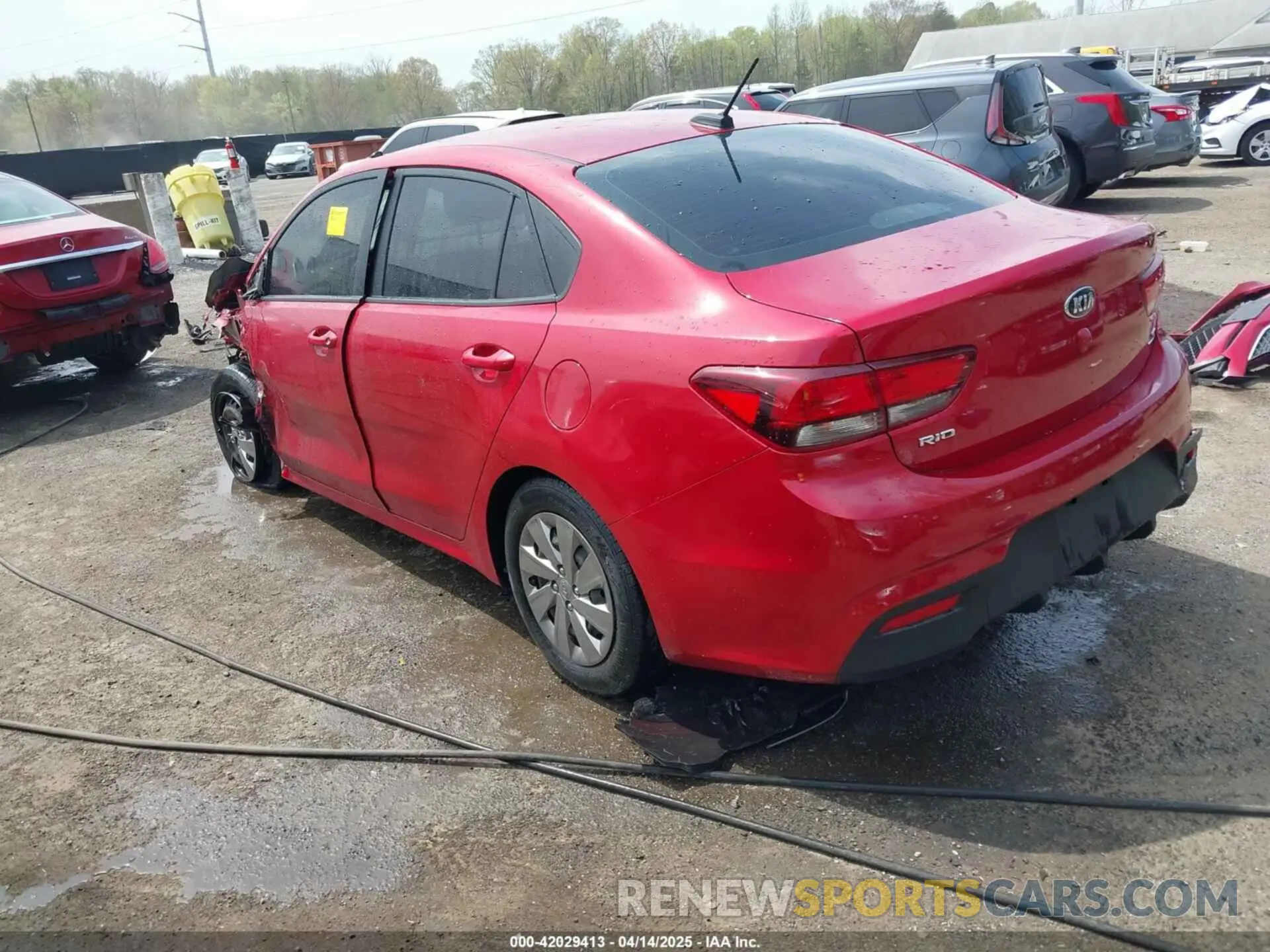 3 Photograph of a damaged car 3KPA24AB8KE223144 KIA RIO 2019