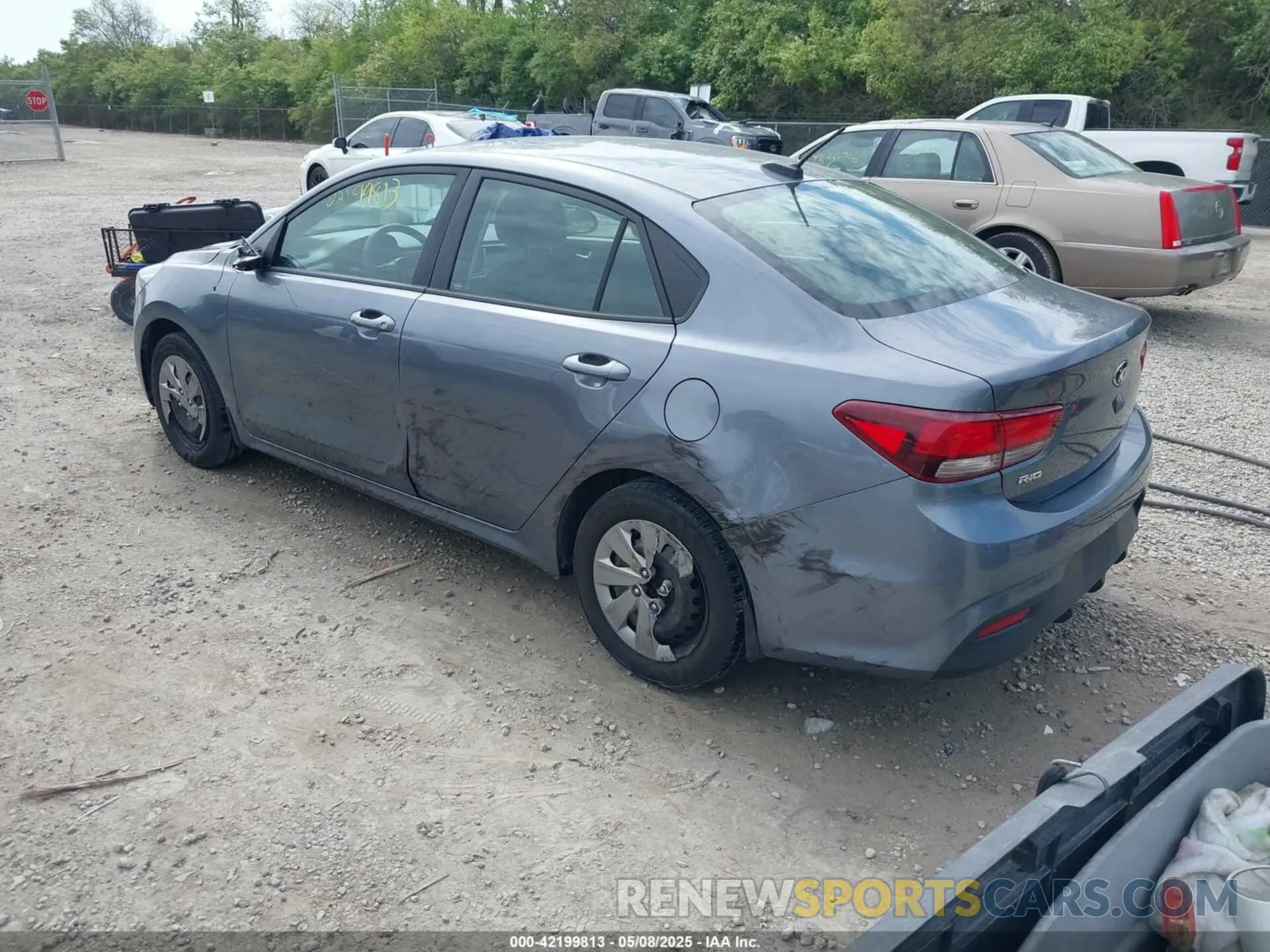 3 Photograph of a damaged car 3KPA24AB9KE170387 KIA RIO 2019