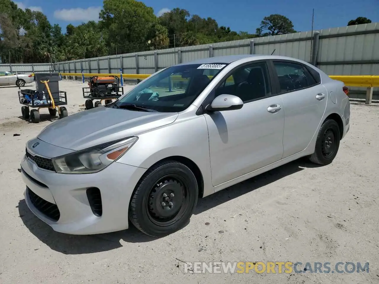 1 Photograph of a damaged car 3KPA24AB9KE170972 KIA RIO 2019