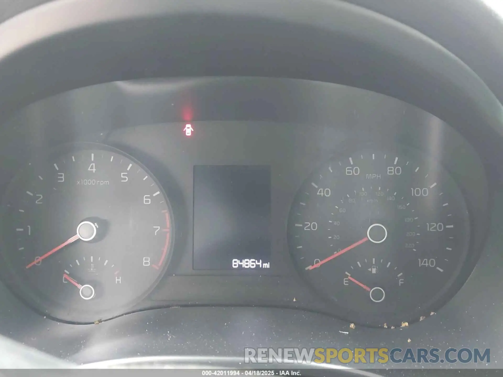 7 Photograph of a damaged car 3KPA24AB9KE173757 KIA RIO 2019