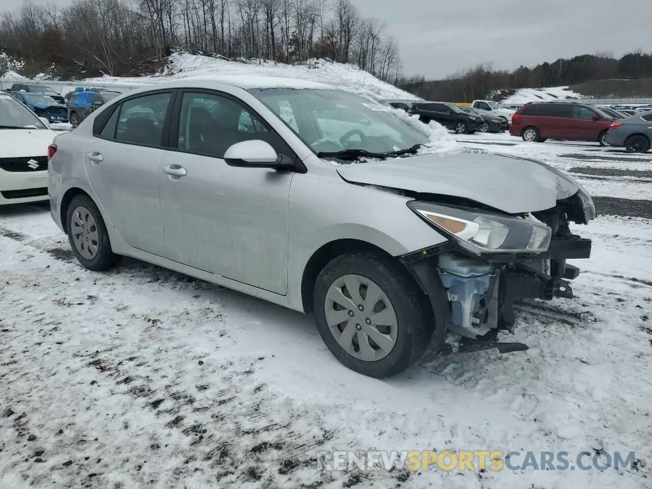 4 Photograph of a damaged car 3KPA24AB9KE180305 KIA RIO 2019