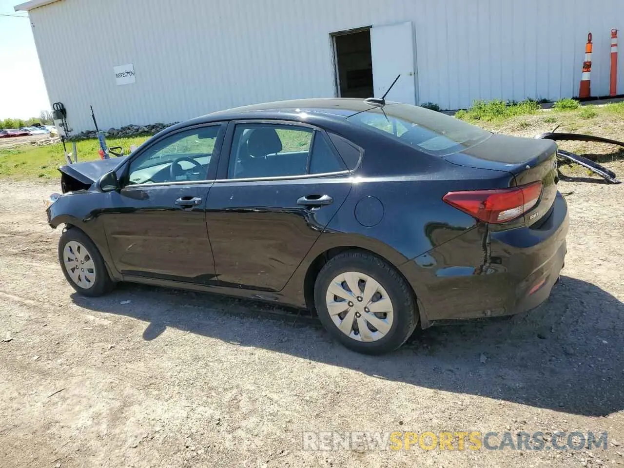 2 Photograph of a damaged car 3KPA24AB9KE200925 KIA RIO 2019