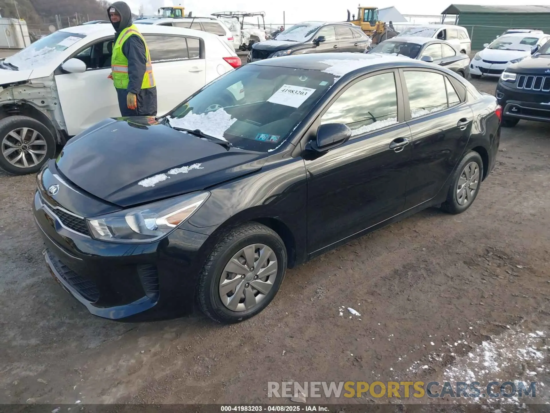 2 Photograph of a damaged car 3KPA24AB9KE209902 KIA RIO 2019