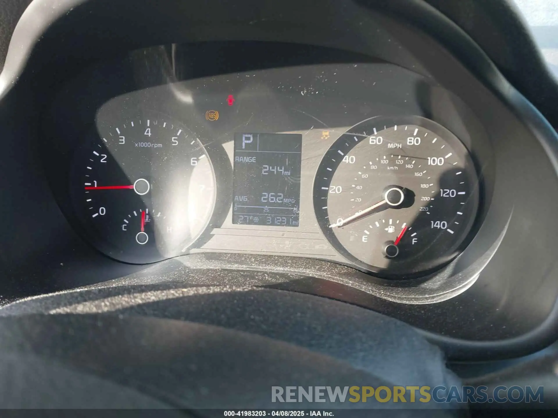 7 Photograph of a damaged car 3KPA24AB9KE209902 KIA RIO 2019