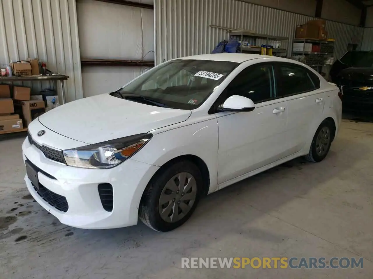 1 Photograph of a damaged car 3KPA24AB9KE213139 KIA RIO 2019