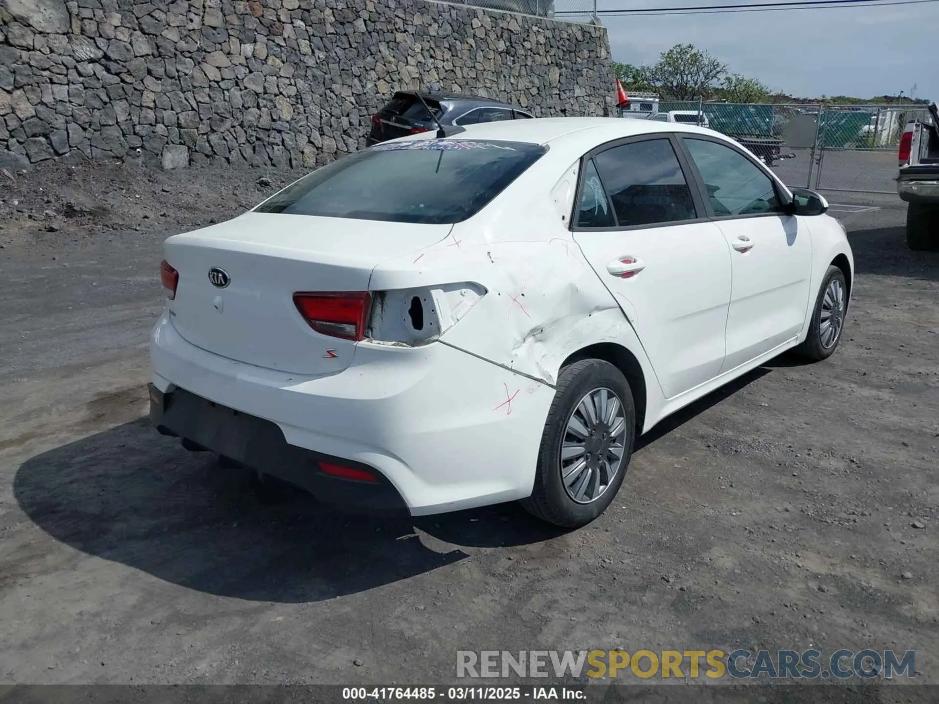 6 Photograph of a damaged car 3KPA24AB9KE214579 KIA RIO 2019