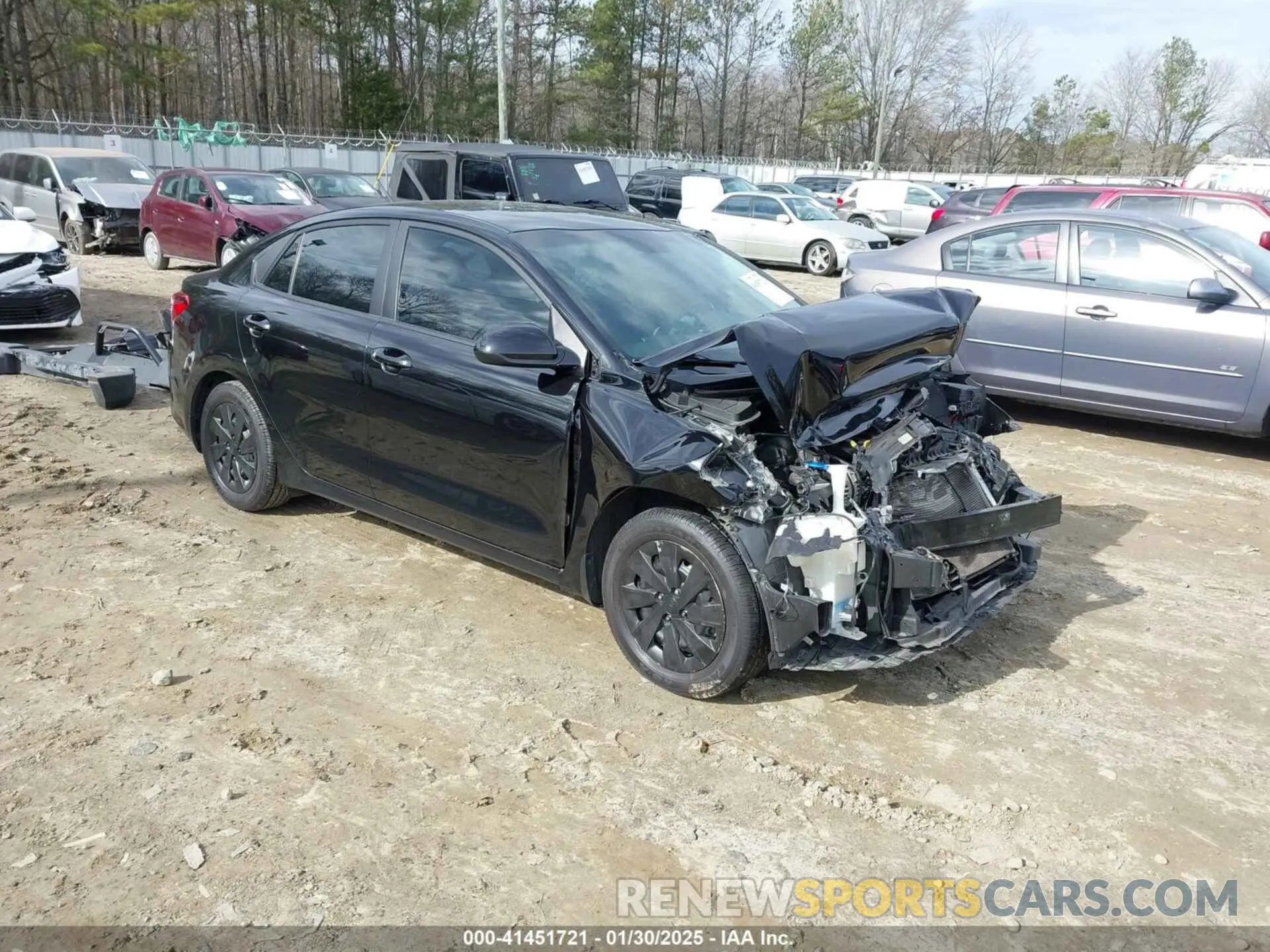 1 Photograph of a damaged car 3KPA24AB9KE230412 KIA RIO 2019