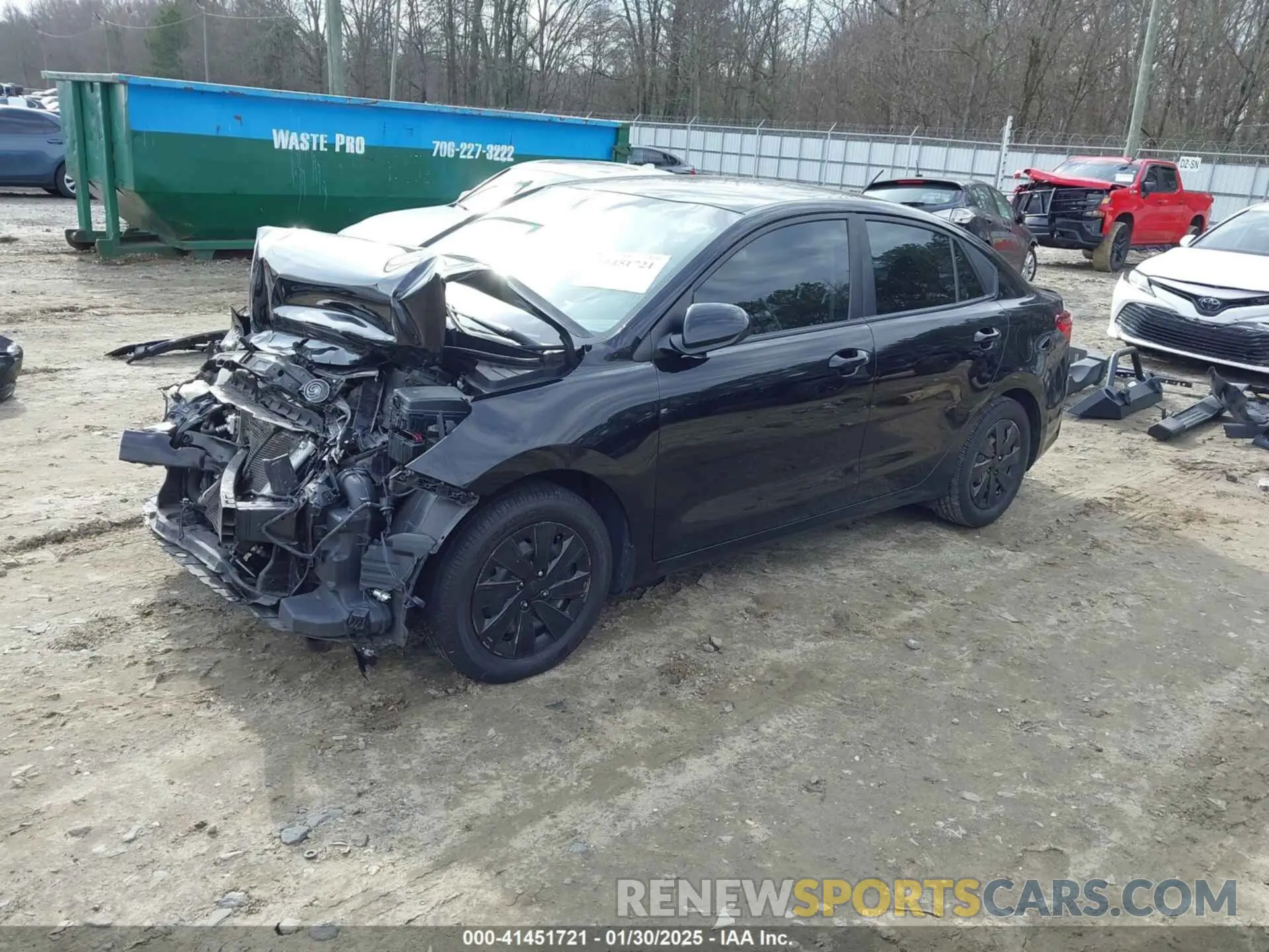 2 Photograph of a damaged car 3KPA24AB9KE230412 KIA RIO 2019