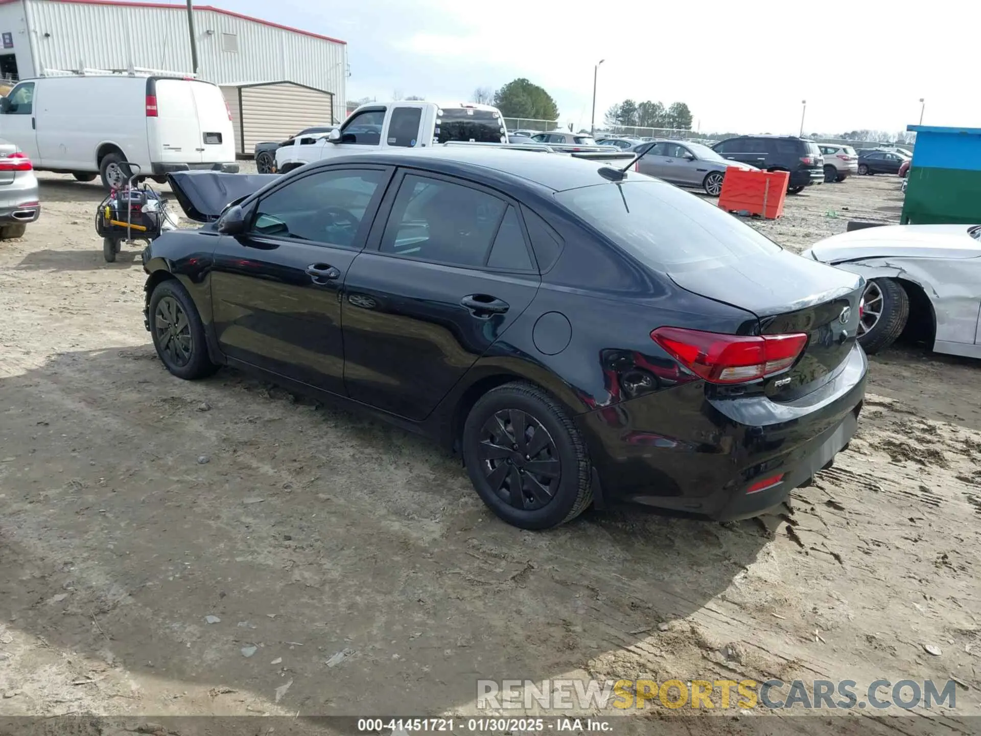 3 Photograph of a damaged car 3KPA24AB9KE230412 KIA RIO 2019