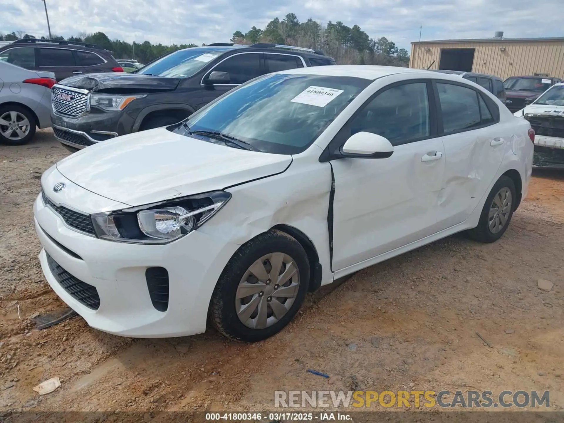 2 Photograph of a damaged car 3KPA24AB9KE242768 KIA RIO 2019
