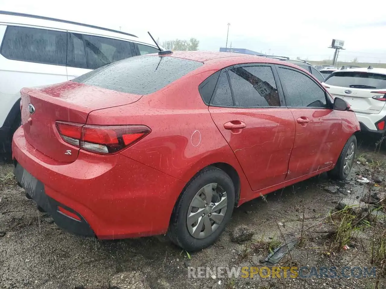 3 Photograph of a damaged car 3KPA24AB9KE246142 KIA RIO 2019