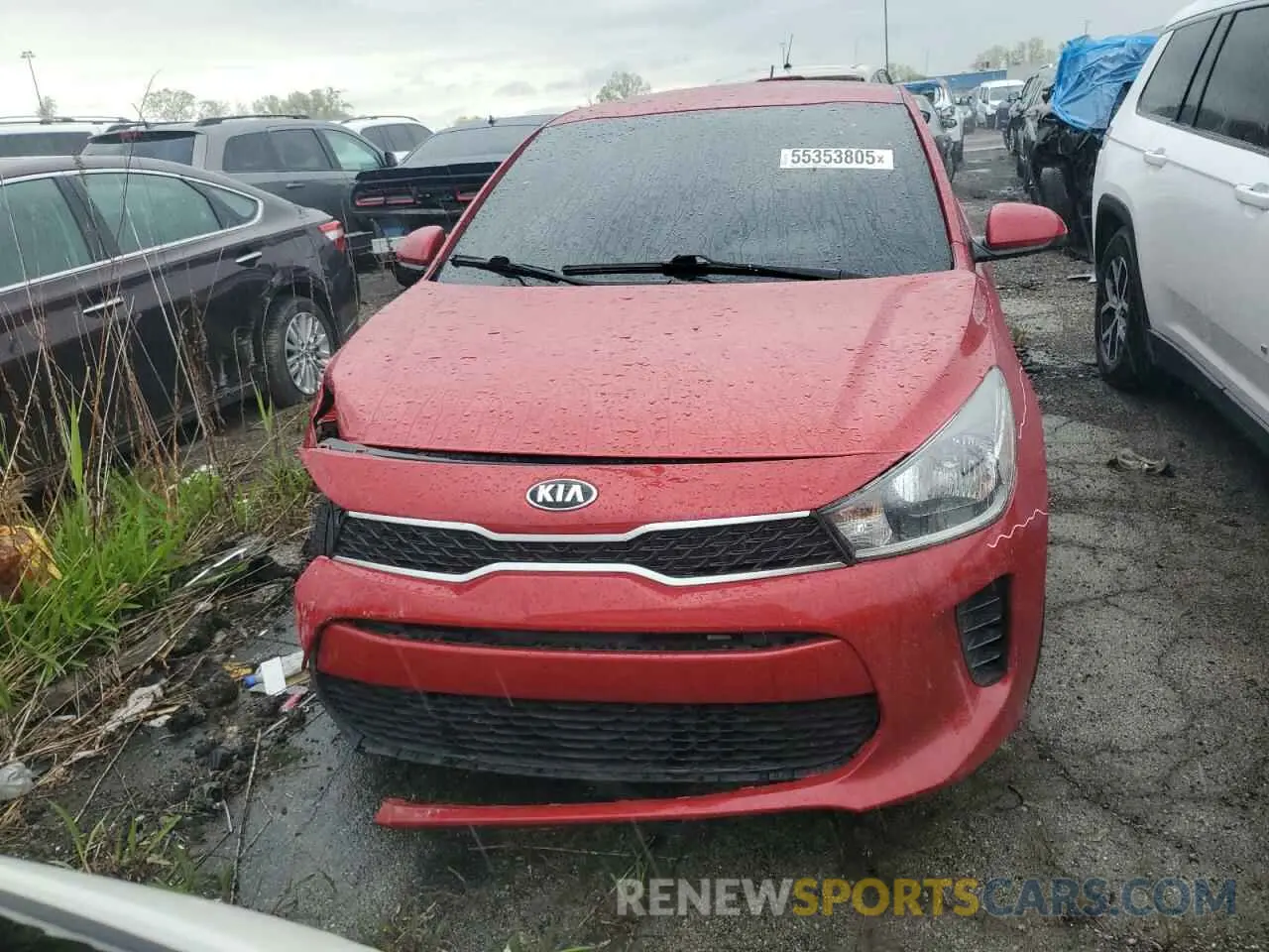 5 Photograph of a damaged car 3KPA24AB9KE246142 KIA RIO 2019