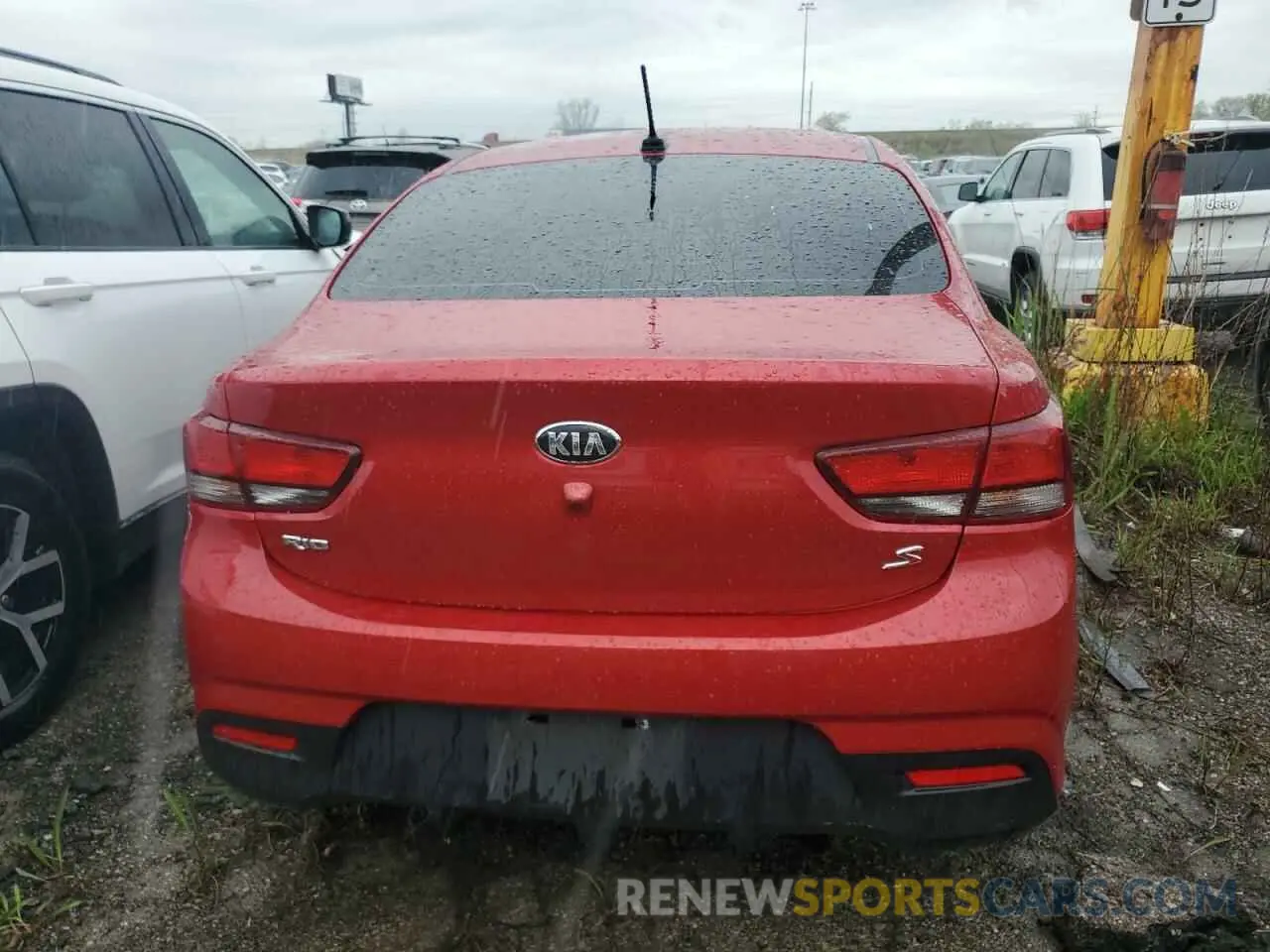 6 Photograph of a damaged car 3KPA24AB9KE246142 KIA RIO 2019