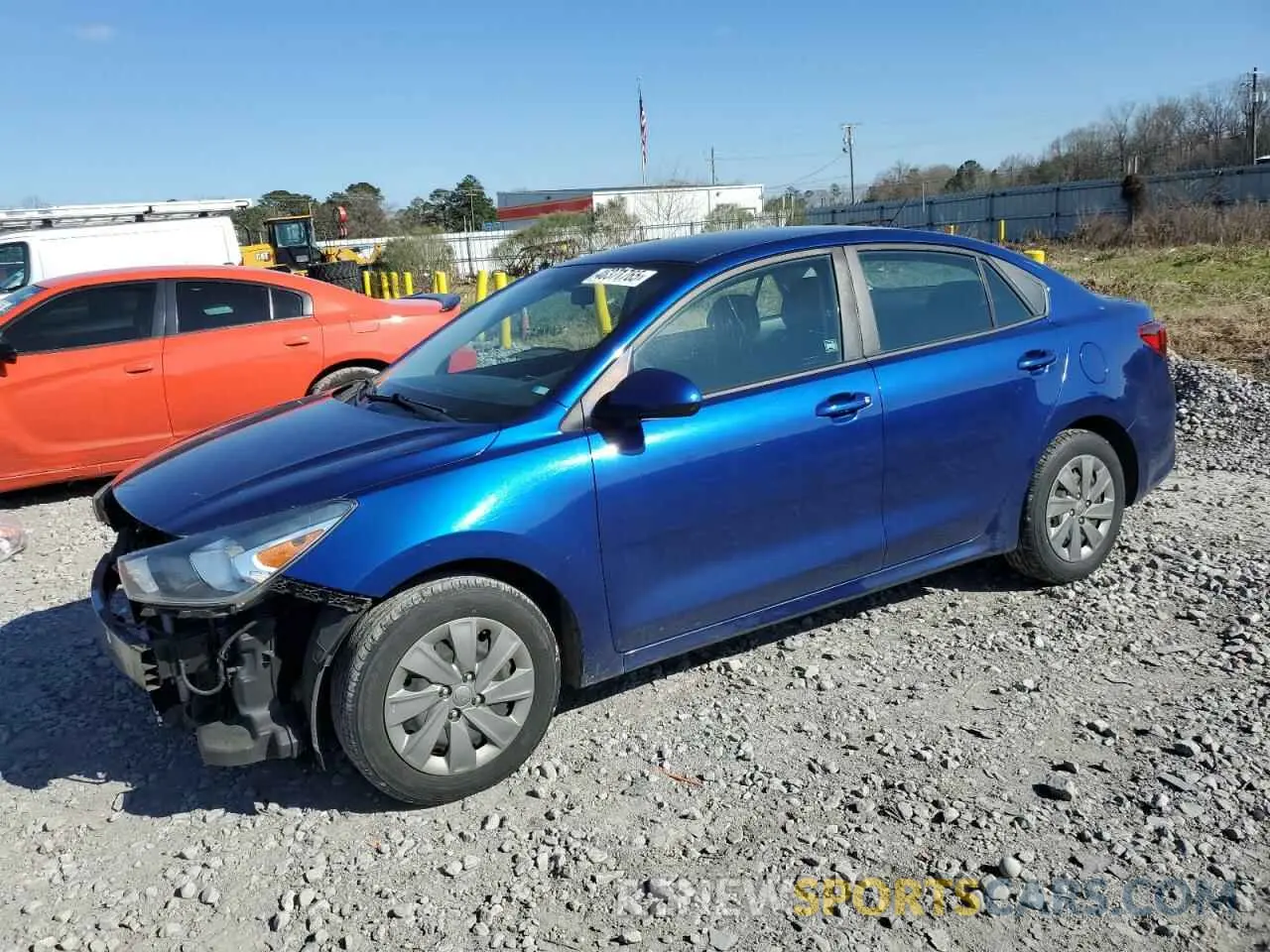 1 Photograph of a damaged car 3KPA24AB9KE249428 KIA RIO 2019
