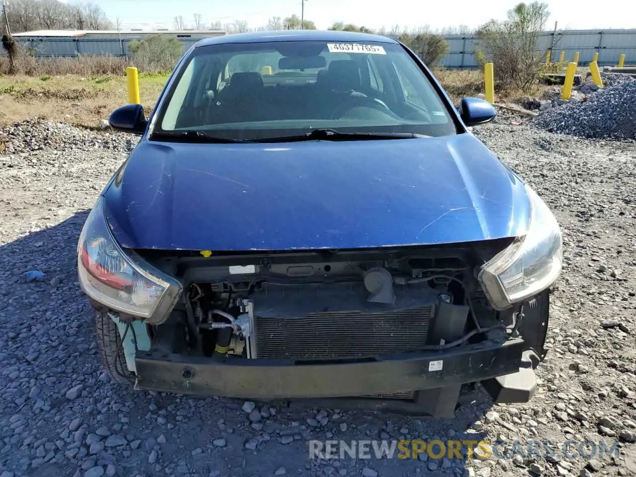 5 Photograph of a damaged car 3KPA24AB9KE249428 KIA RIO 2019