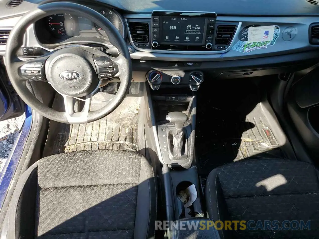 8 Photograph of a damaged car 3KPA24AB9KE249428 KIA RIO 2019
