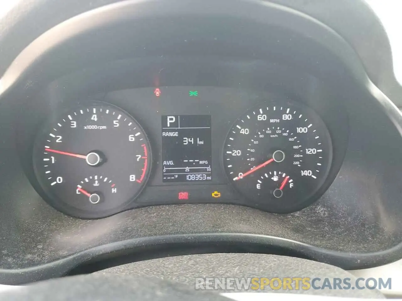 9 Photograph of a damaged car 3KPA24ABXKE160838 KIA RIO 2019