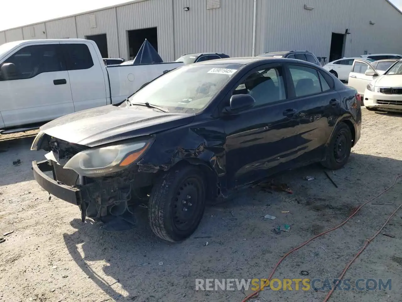 1 Photograph of a damaged car 3KPA24ABXKE188090 KIA RIO 2019