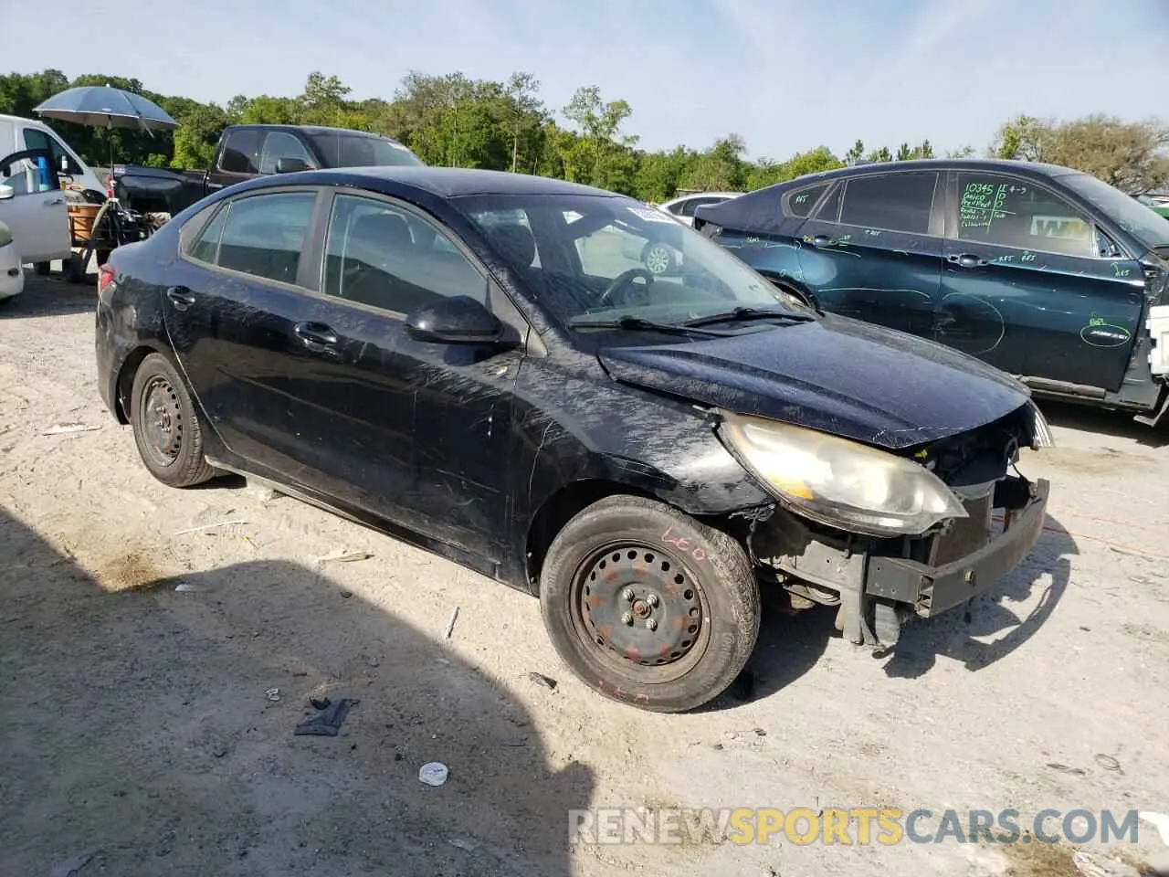 4 Photograph of a damaged car 3KPA24ABXKE188090 KIA RIO 2019