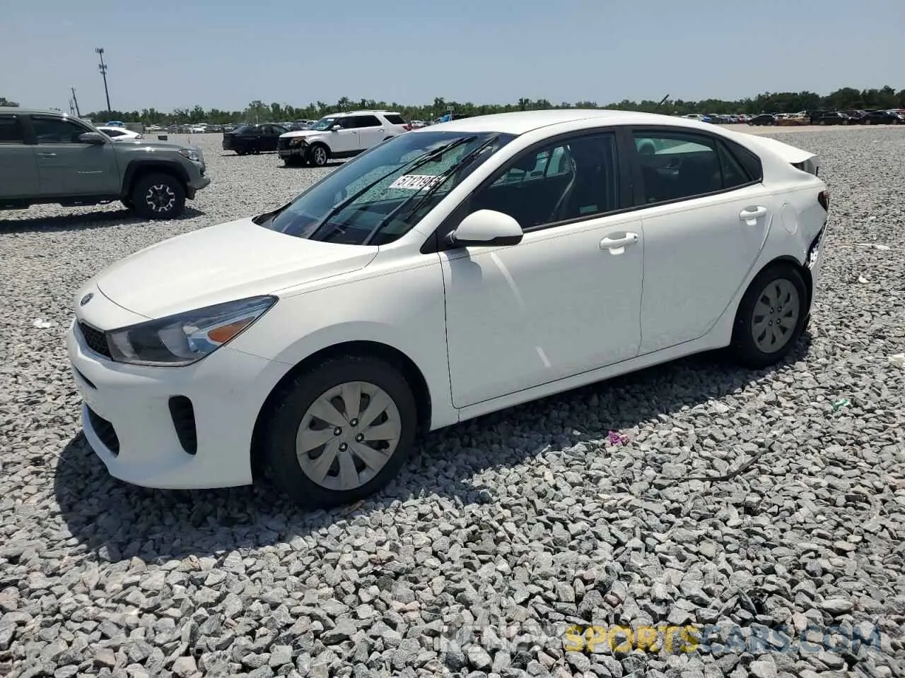 1 Photograph of a damaged car 3KPA24ABXKE188249 KIA RIO 2019