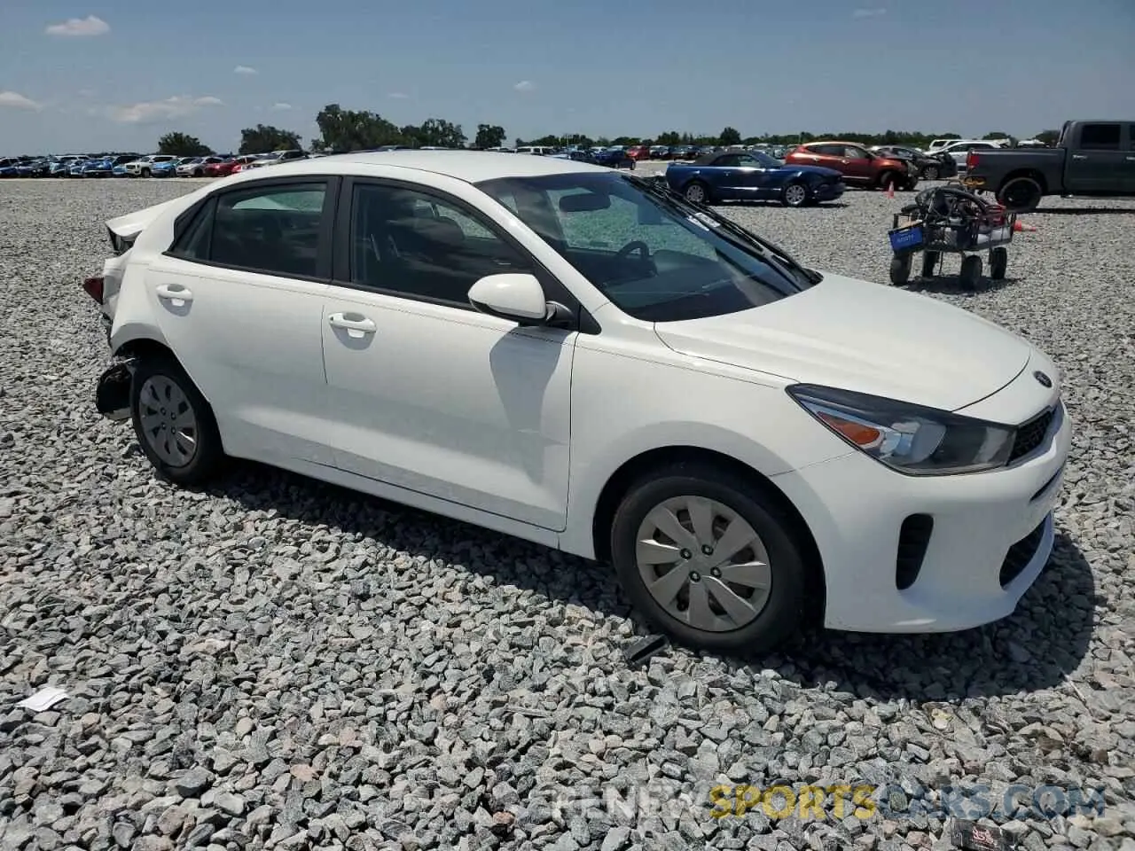 4 Photograph of a damaged car 3KPA24ABXKE188249 KIA RIO 2019