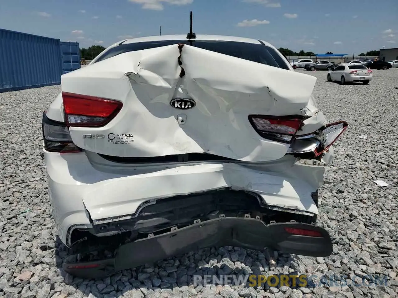 6 Photograph of a damaged car 3KPA24ABXKE188249 KIA RIO 2019