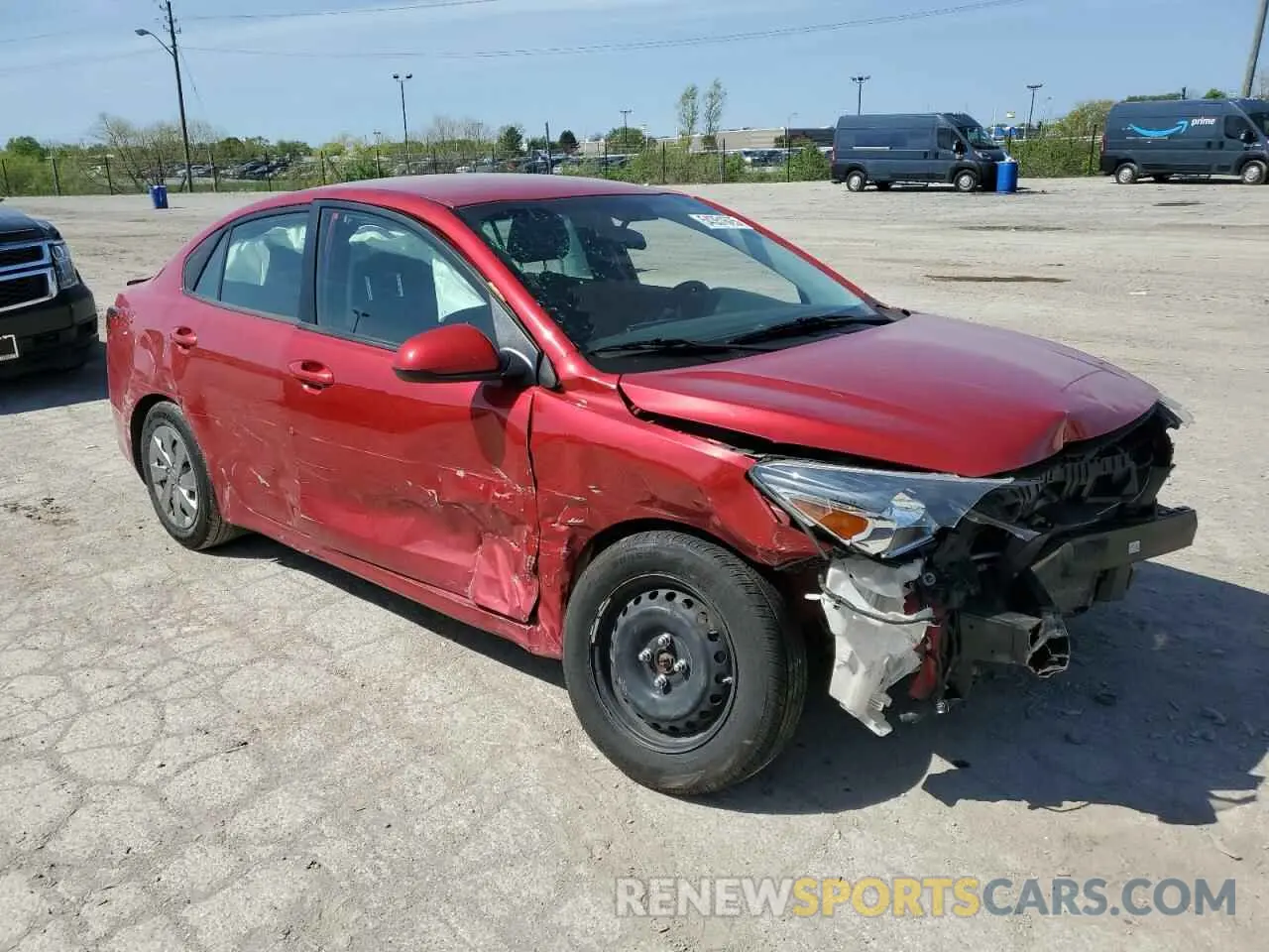 4 Photograph of a damaged car 3KPA24ABXKE207592 KIA RIO 2019