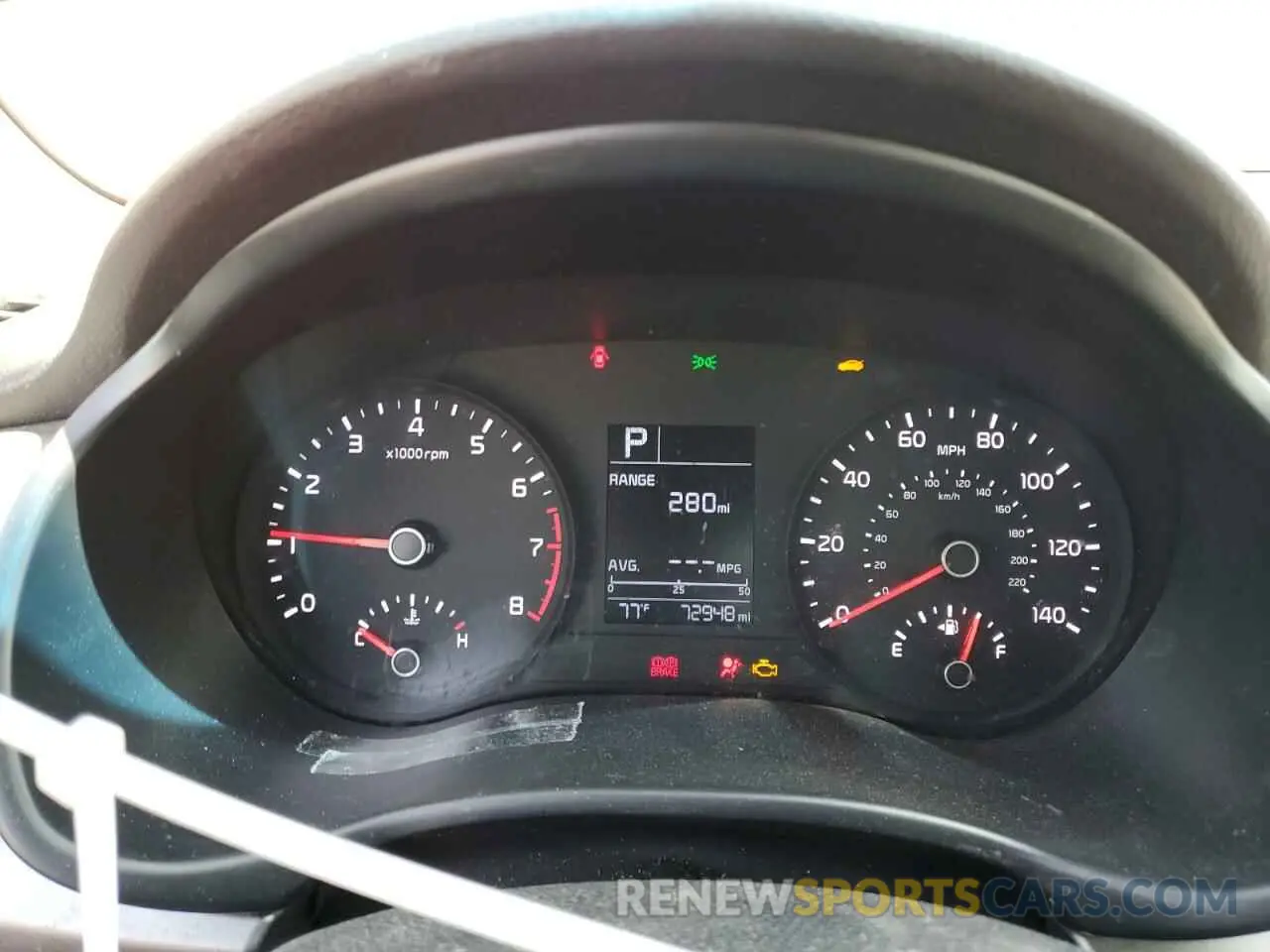 9 Photograph of a damaged car 3KPA24ABXKE207592 KIA RIO 2019