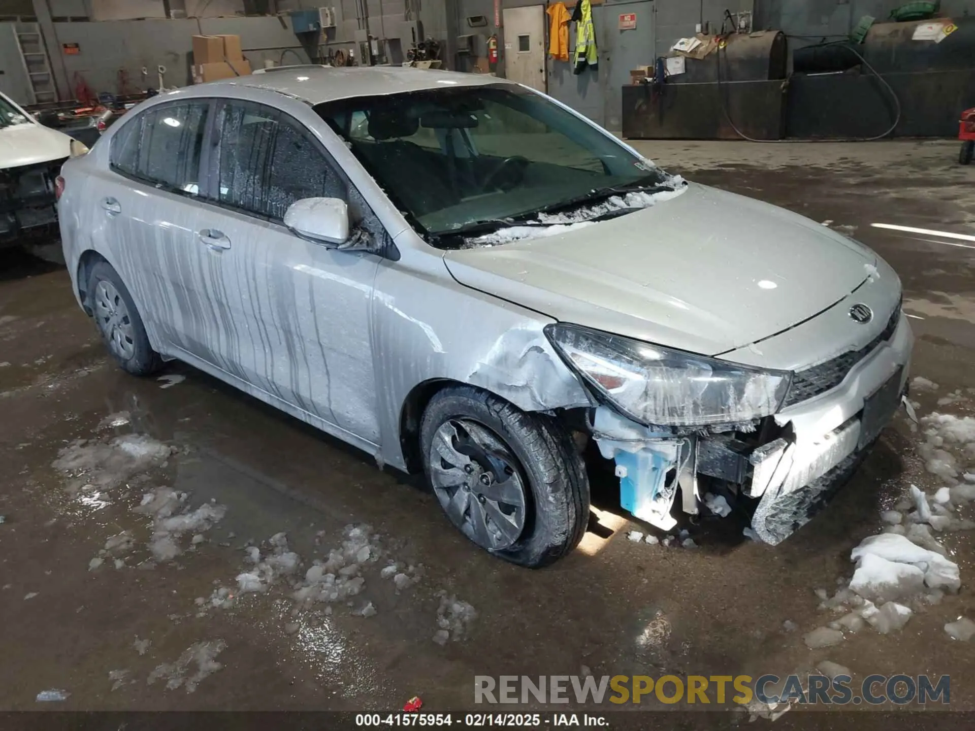 1 Photograph of a damaged car 3KPA24ABXKE210704 KIA RIO 2019
