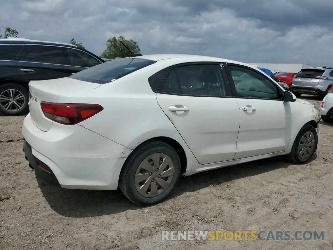 3 Photograph of a damaged car 3KPA24ABXKE212341 KIA RIO 2019