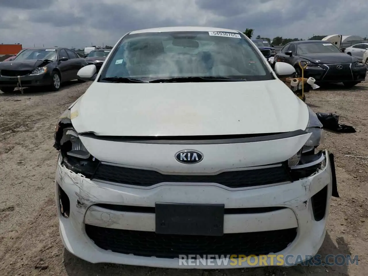 5 Photograph of a damaged car 3KPA24ABXKE212341 KIA RIO 2019