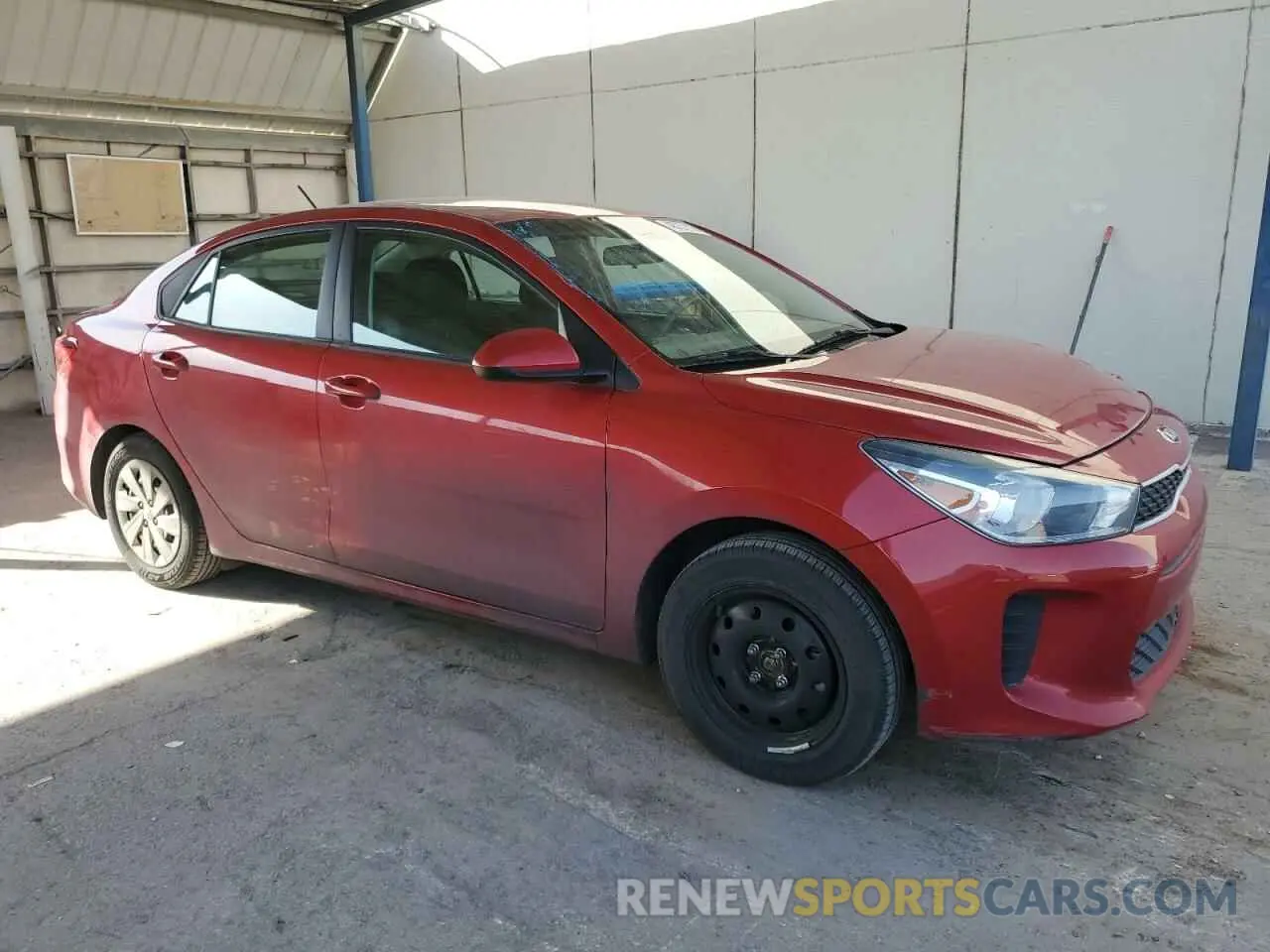 4 Photograph of a damaged car 3KPA24ABXKE214302 KIA RIO 2019