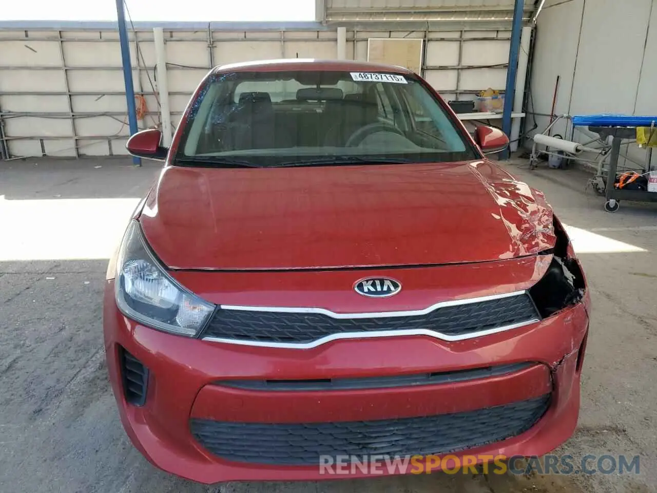 5 Photograph of a damaged car 3KPA24ABXKE214302 KIA RIO 2019