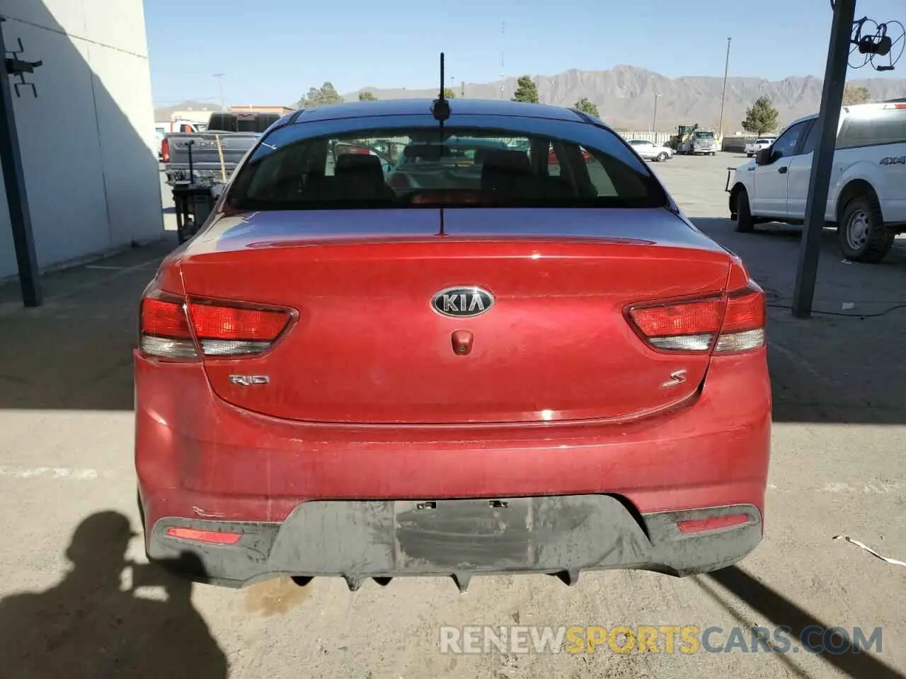 6 Photograph of a damaged car 3KPA24ABXKE214302 KIA RIO 2019