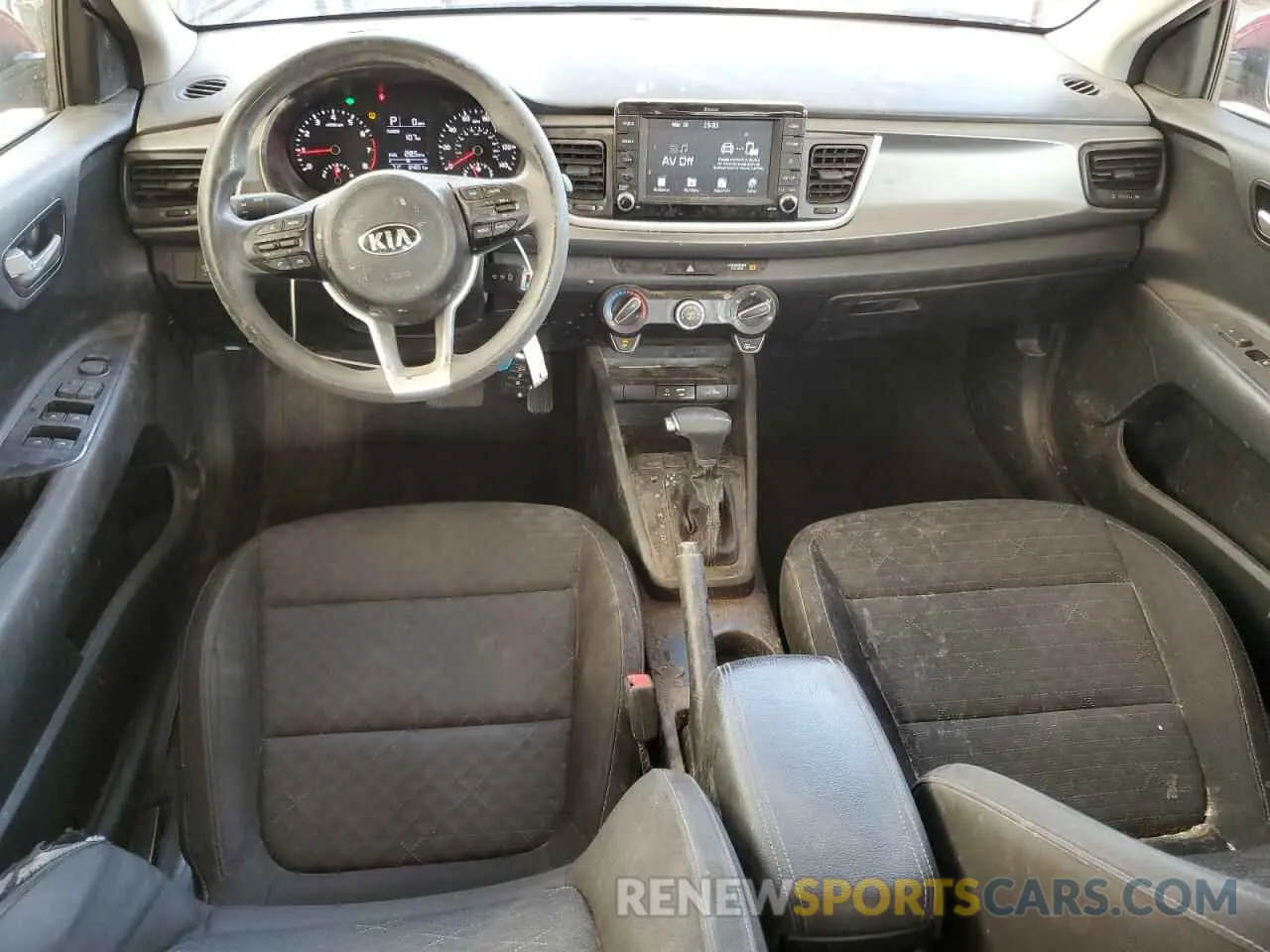 8 Photograph of a damaged car 3KPA24ABXKE214302 KIA RIO 2019