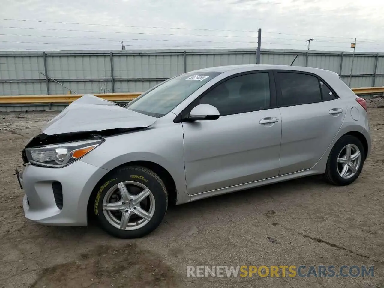 1 Photograph of a damaged car 3KPA25AB0KE176813 KIA RIO 2019