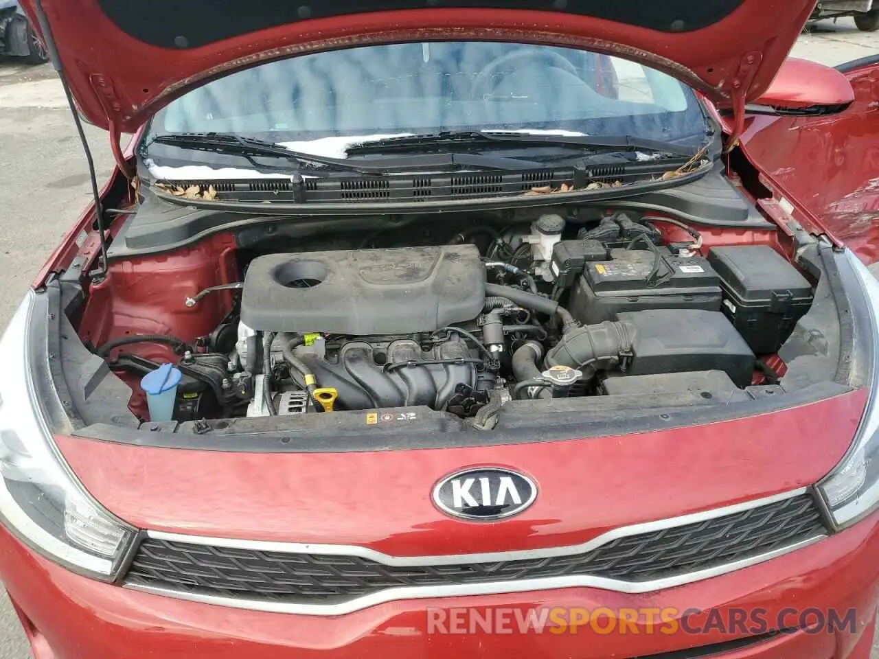 11 Photograph of a damaged car 3KPA25AB2KE249616 KIA RIO 2019
