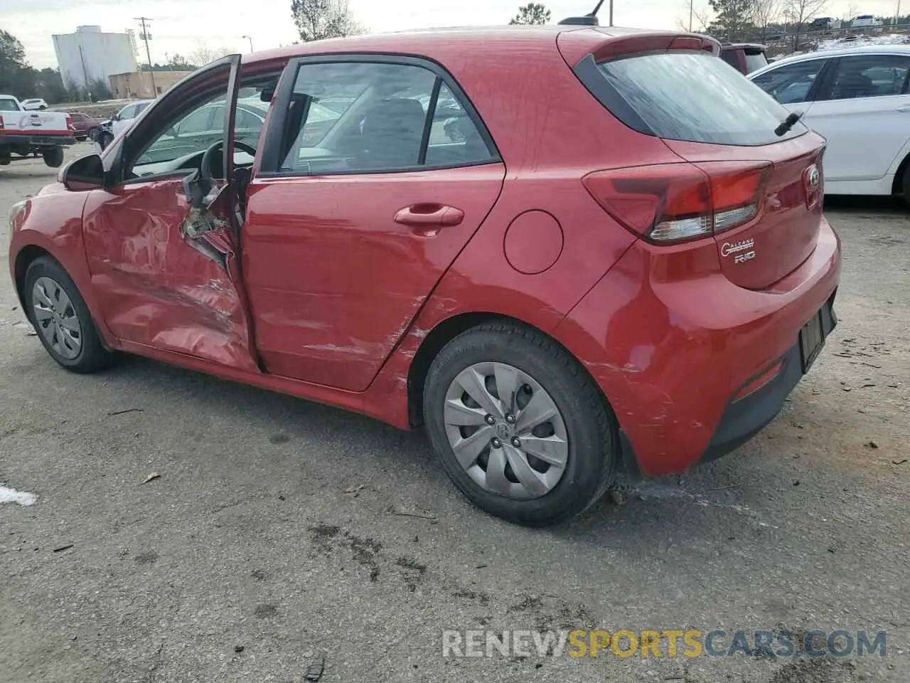 2 Photograph of a damaged car 3KPA25AB2KE249616 KIA RIO 2019