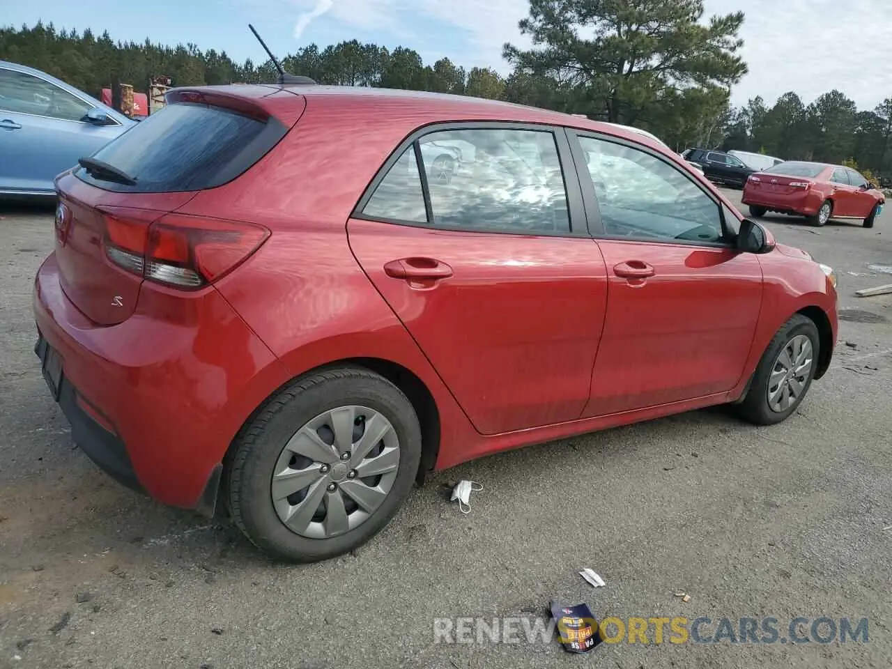 3 Photograph of a damaged car 3KPA25AB2KE249616 KIA RIO 2019