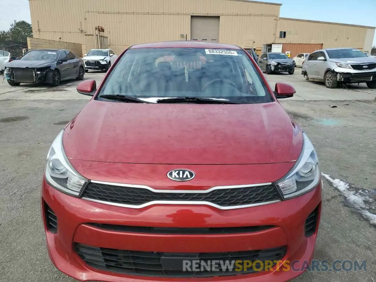 5 Photograph of a damaged car 3KPA25AB2KE249616 KIA RIO 2019