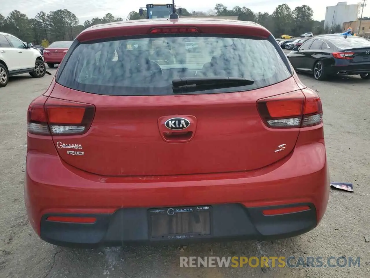 6 Photograph of a damaged car 3KPA25AB2KE249616 KIA RIO 2019