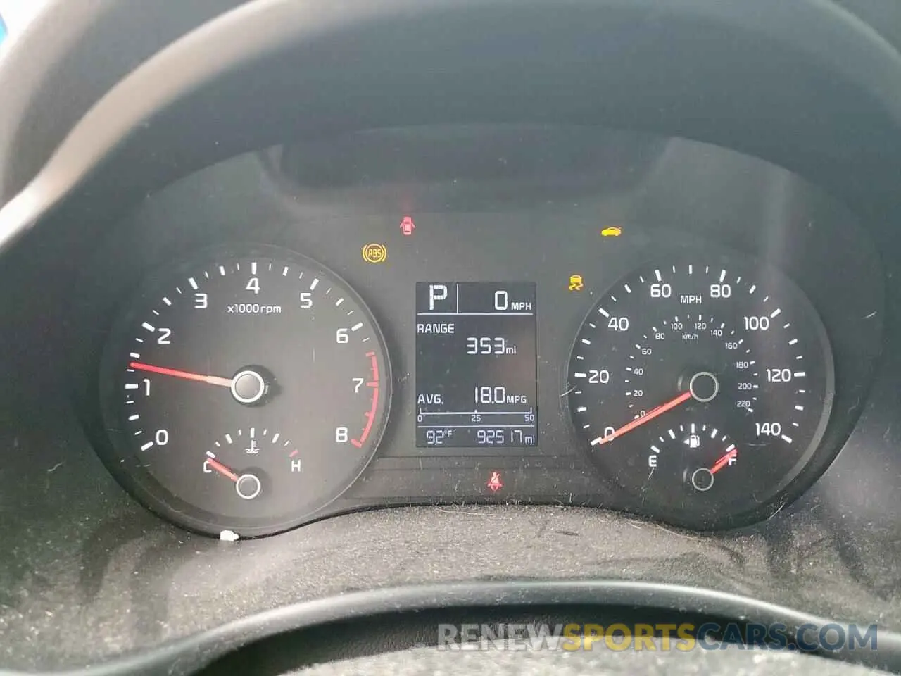 9 Photograph of a damaged car 3KPA25AB3KE214311 KIA RIO 2019