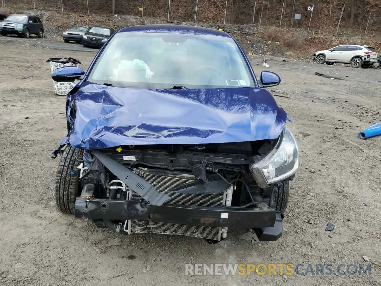 5 Photograph of a damaged car 3KPA25AB4KE233188 KIA RIO 2019