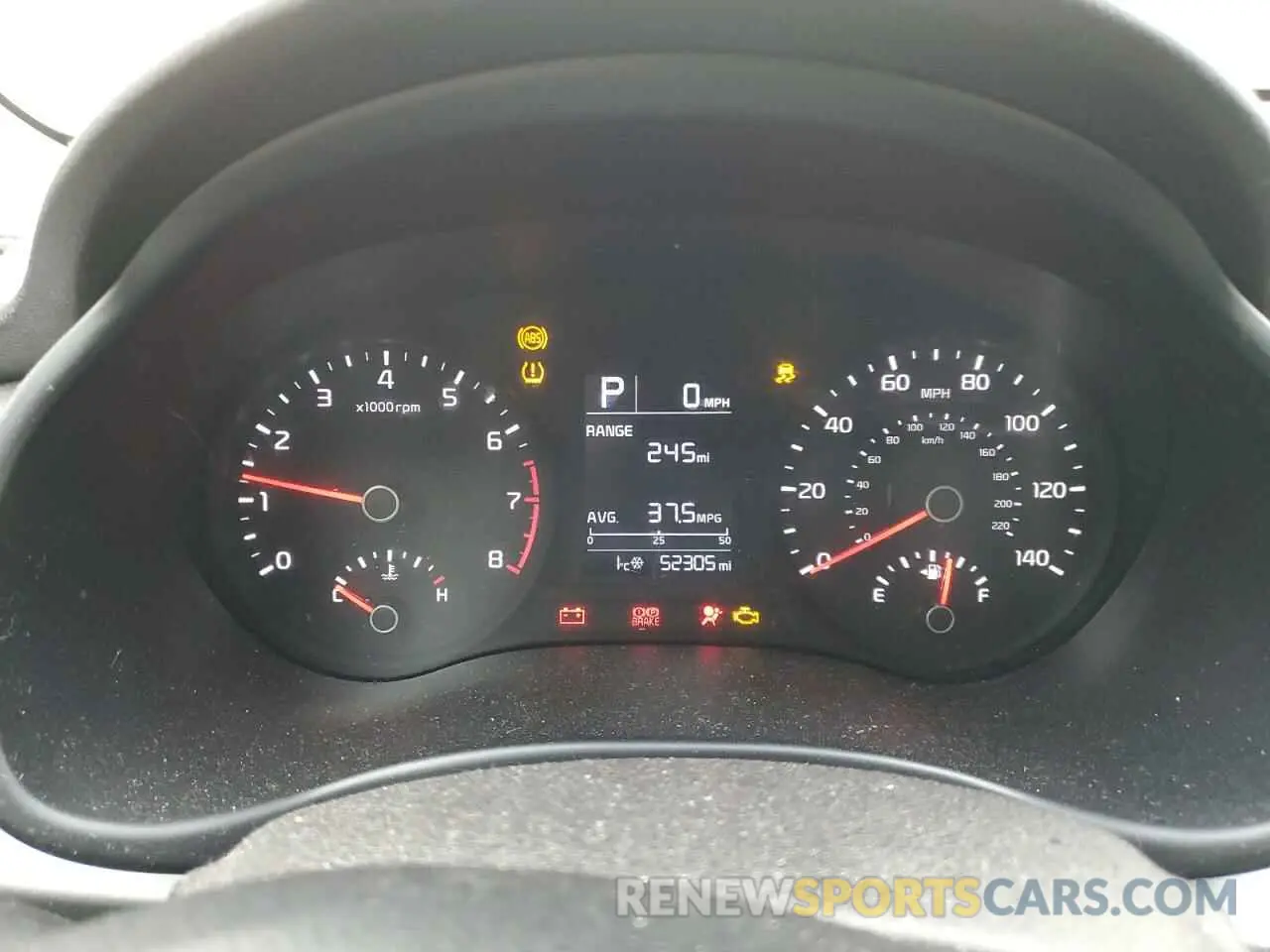9 Photograph of a damaged car 3KPA25AB4KE233188 KIA RIO 2019