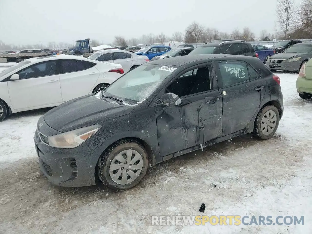 1 Photograph of a damaged car 3KPA25AB6KE168389 KIA RIO 2019