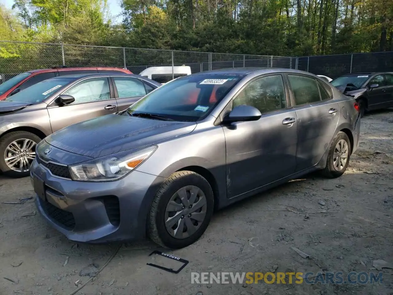 2 Photograph of a damaged car 3KPA24AD0LE261065 KIA RIO 2020