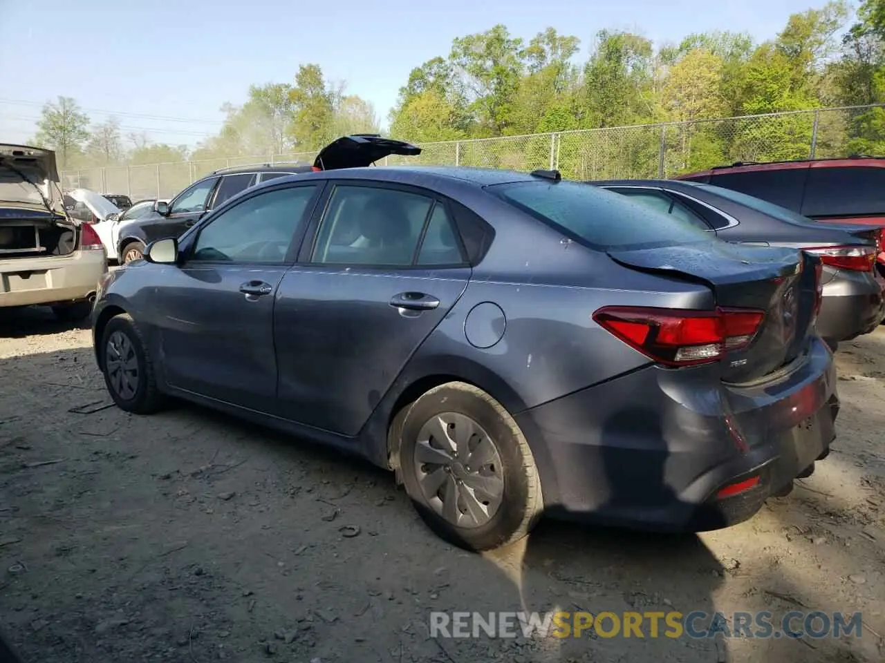 3 Photograph of a damaged car 3KPA24AD0LE261065 KIA RIO 2020